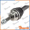 Demi-Arbre de Transmission MTM droite pour PEUGEOT | NPW-PE-047, 15-1729